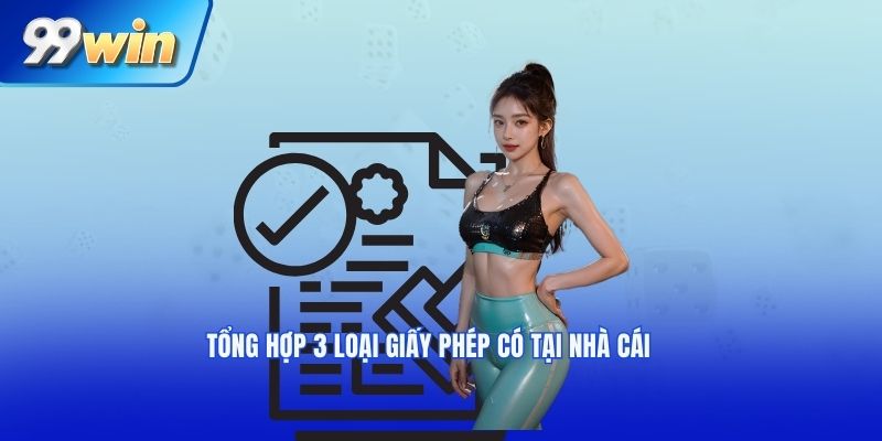 Tổng hợp 3 loại giấy phép có tại nhà cái